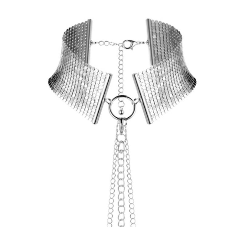 BIJOUX DeSIR MeTALLIQUE COLLAR METLICO PLATEADO