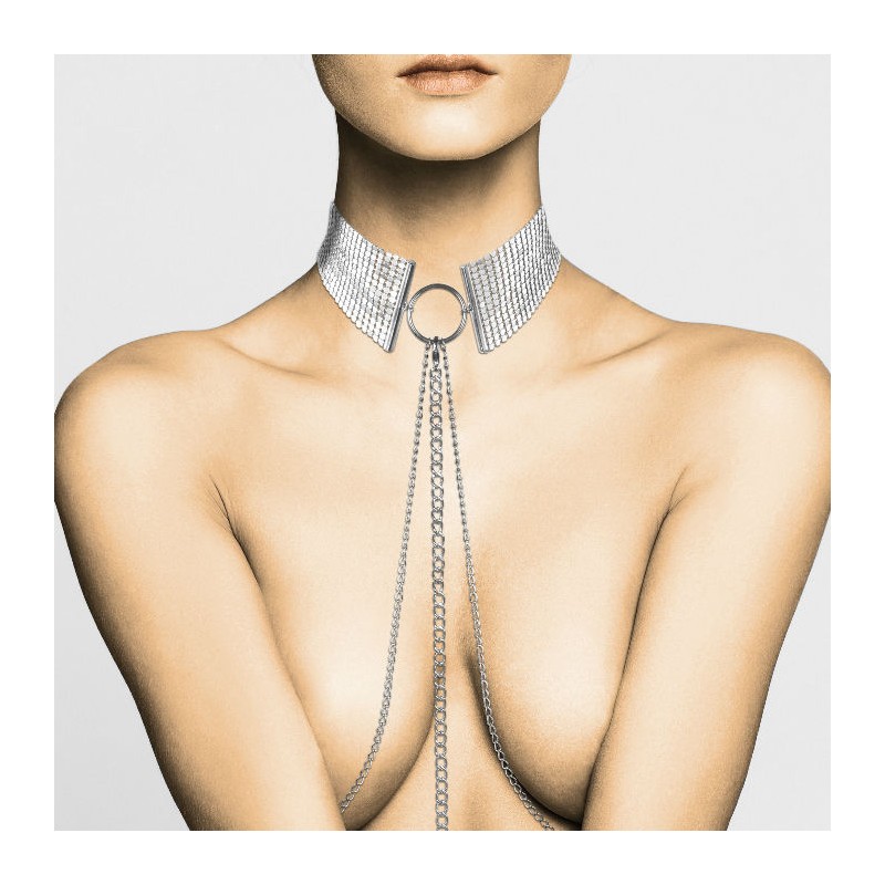 BIJOUX DeSIR MeTALLIQUE COLLAR METLICO PLATEADO
