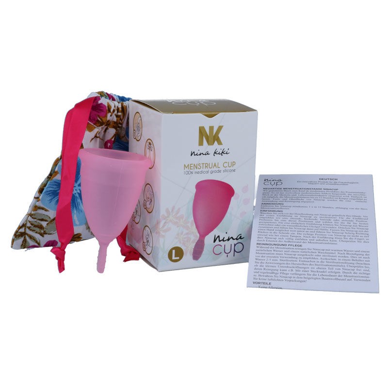 NINA KIKi COPA MENSTRUAL TALLA L ROSA