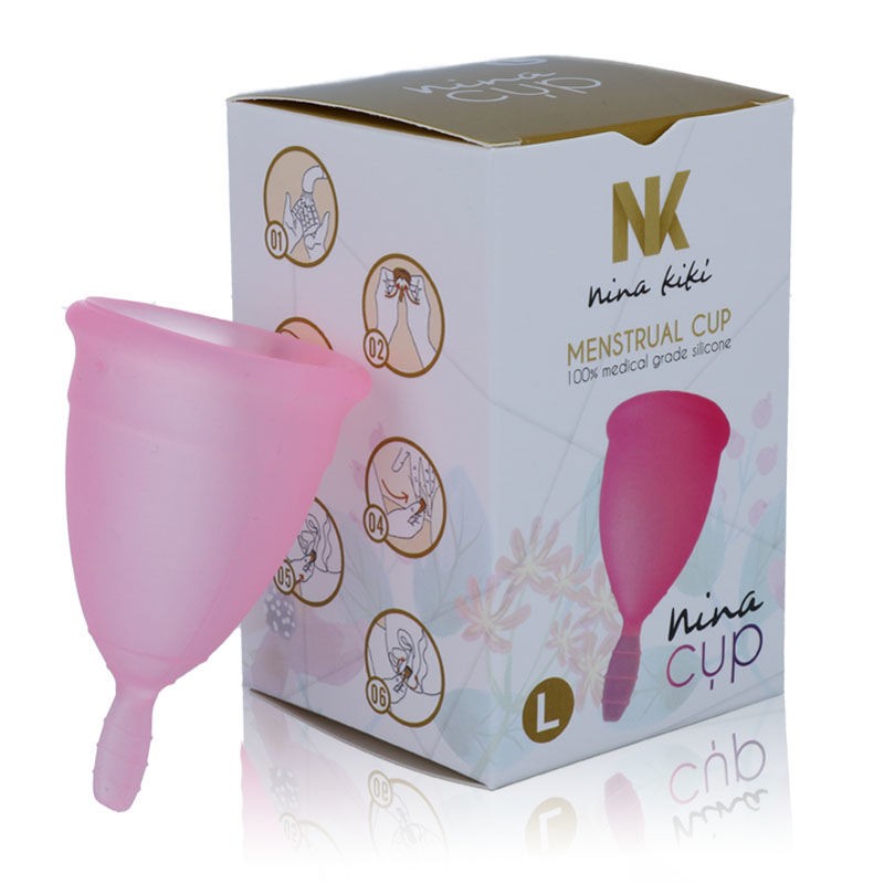 NINA KIKi COPA MENSTRUAL TALLA L ROSA