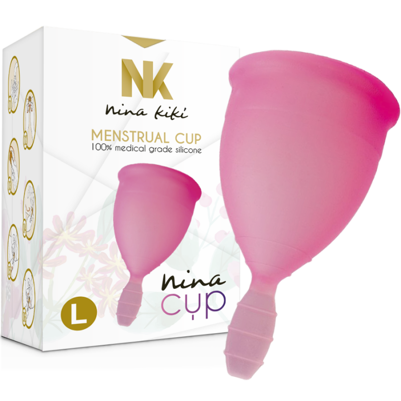 NINA KIKi COPA MENSTRUAL TALLA L ROSA