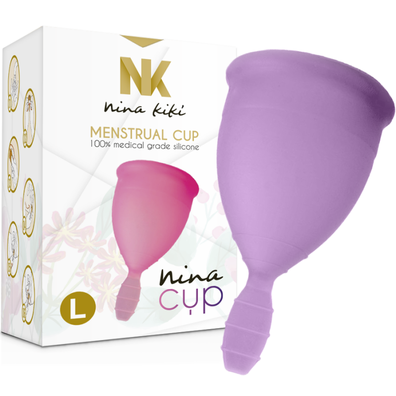 NINA KIKi COPA MENSTRUAL TALLA L LILA
