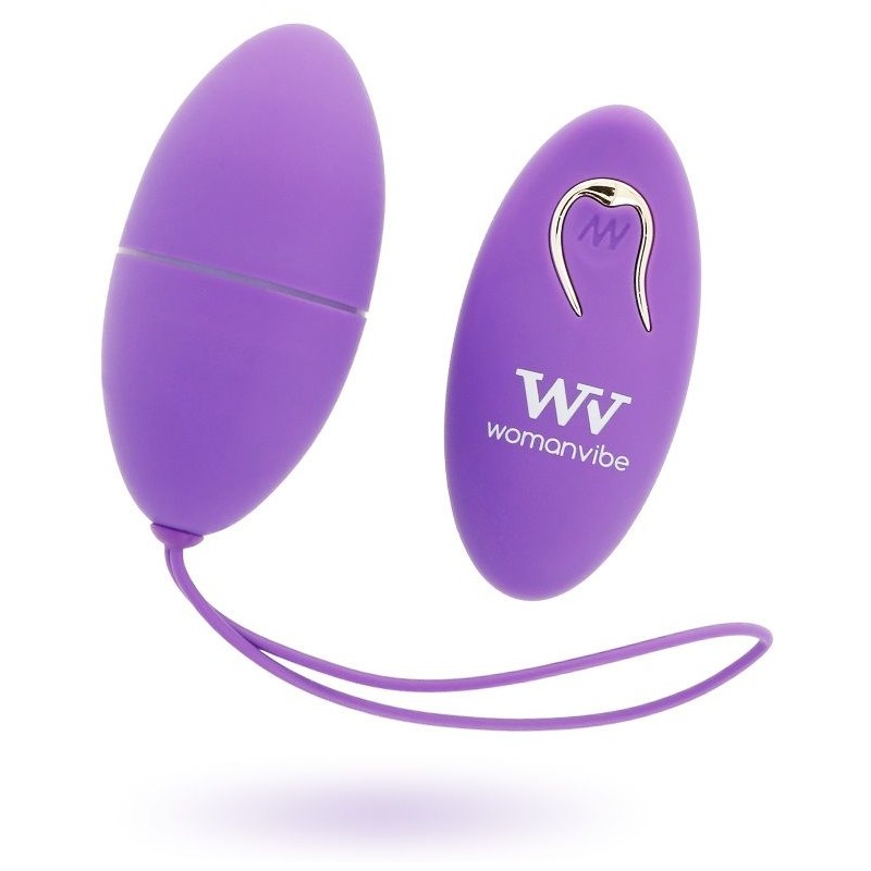 WOMANVIBE ALSAN HUEVO CONTROL REMOTO NEGRO SILICONA PURPLE