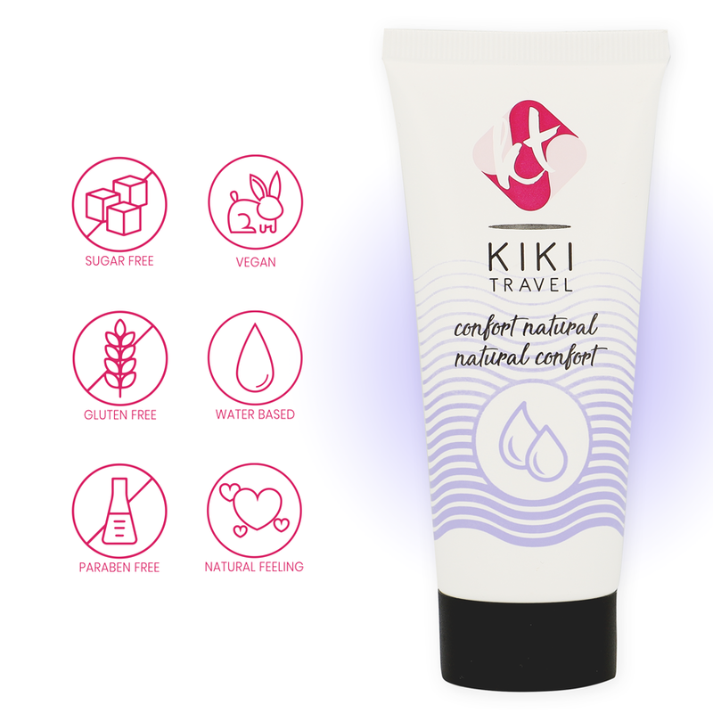 KIKi TRAVEL GEL DESLIZANTE NATURAL CONFORT 50 ML