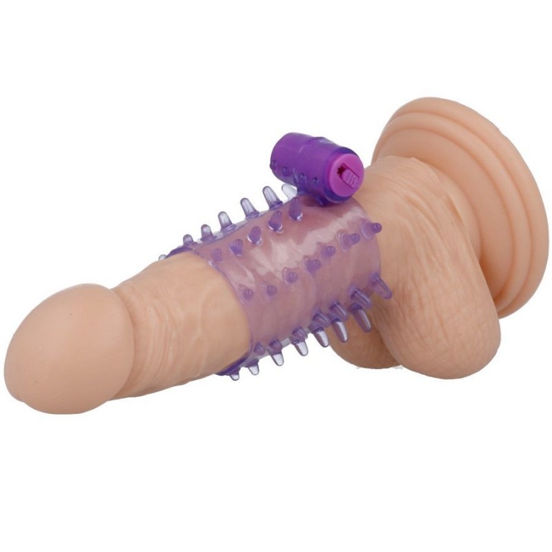 CASUAL LOVE RING FUNDA PENE VIBRADOR LILA