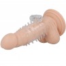 CASUAL LOVE RING FUNDA PENE VIBRADOR TRANSPARENTE