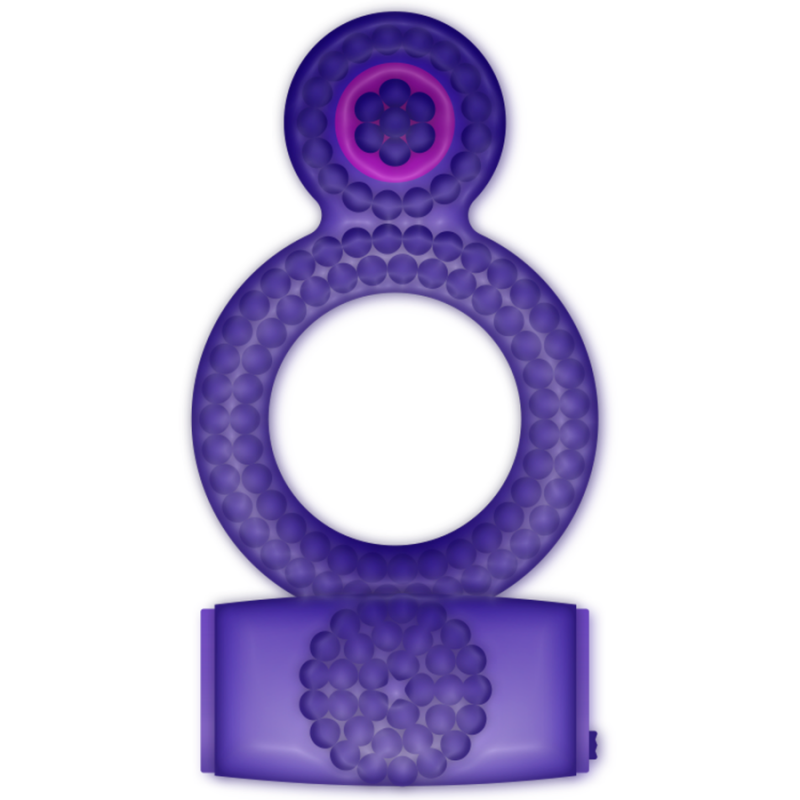 CASUAL LOVE RING DOUBLE PLEASURE ANILLO LILA