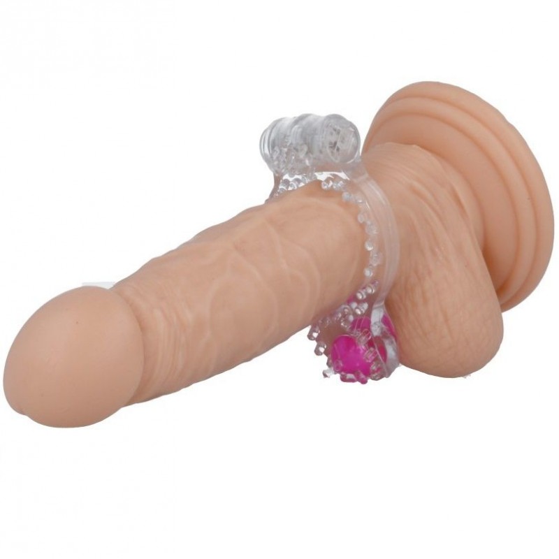 CASUAL LOVE RING DOUBLE PLEASURE ANILLO TRANSPARENTE