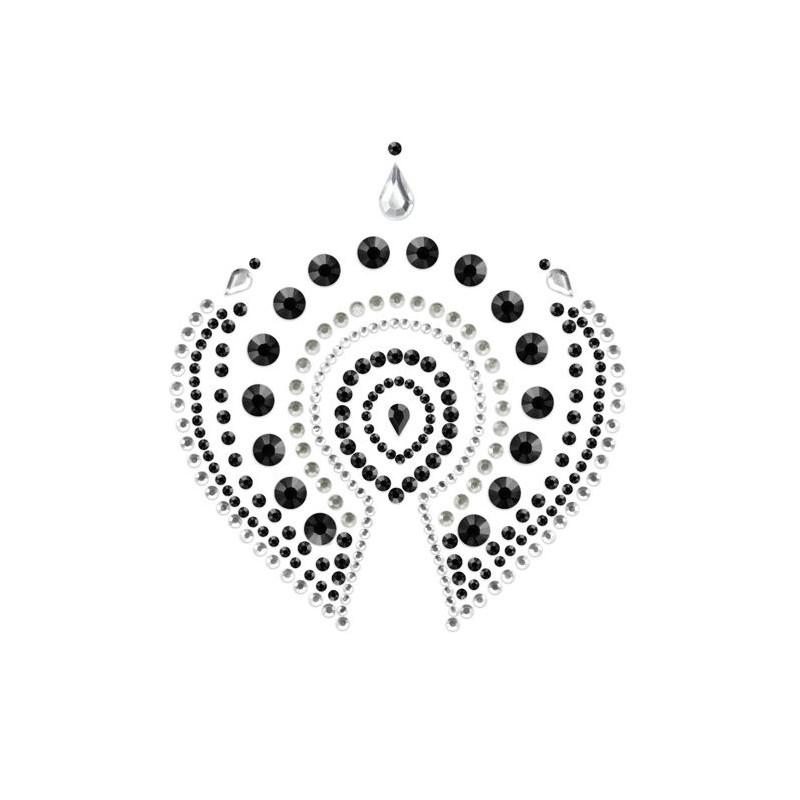 BIJOUX INDISCRETS FLAMBOYANT NEGRO PLATA