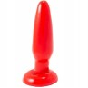 BAILE PLUG ANAL PEQUENO ROJO 15 CM