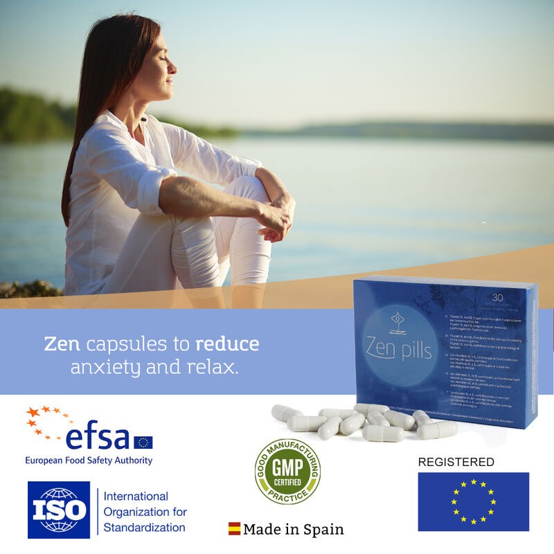 500 COSMETICS ZEN PILLS CAPSULAS RELAJACION Y REDUCCION ANSIEDAD