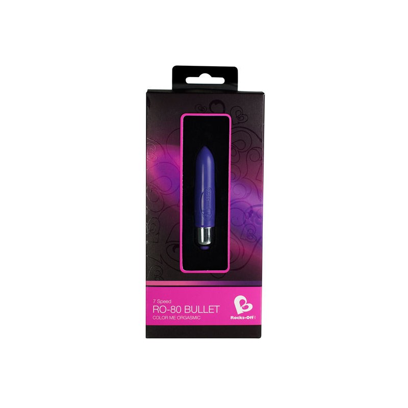 ROCKS OFF RO 80 MM BALA VIBRADORA COLOUR CHANGIN 7 V