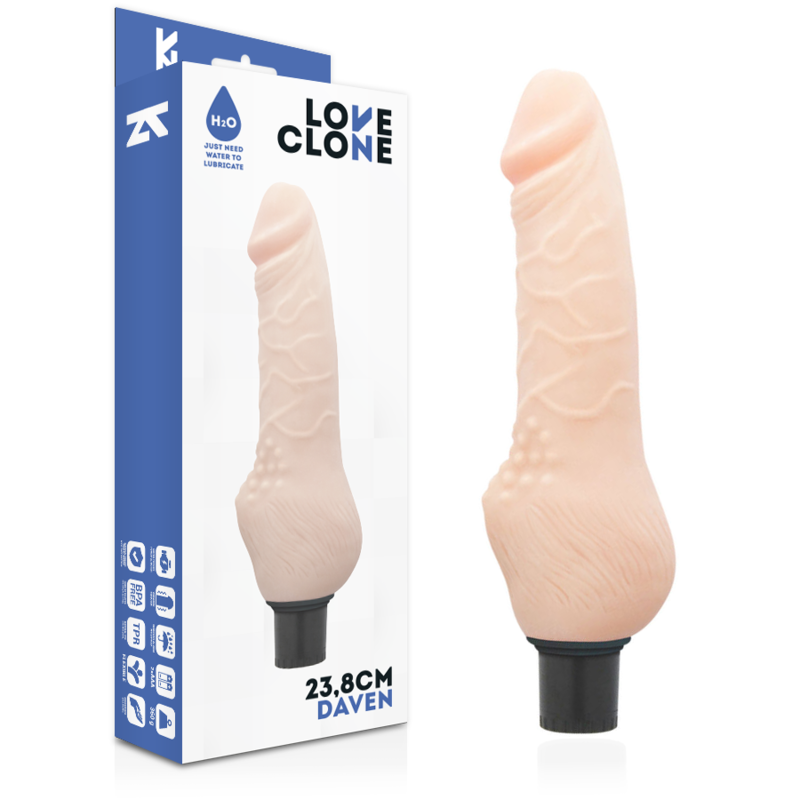 LOVECLONE DAVEN SELF LUBRICATION REALISTICO 238 CM O 38 CM