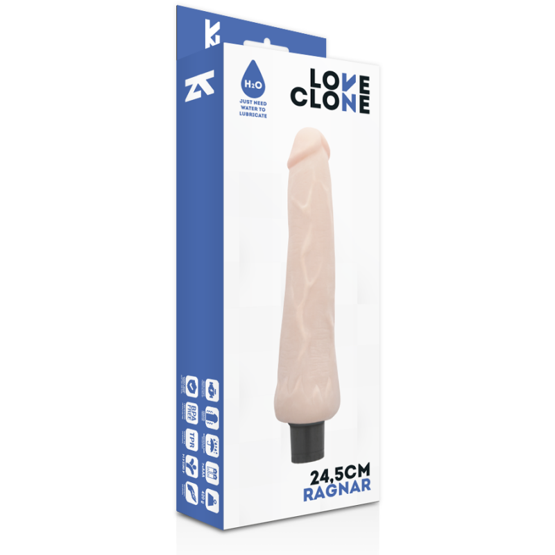 LOVECLONE RAGNAR SELF LUBRICATION VIBRADOR 245 CM O 35 CM