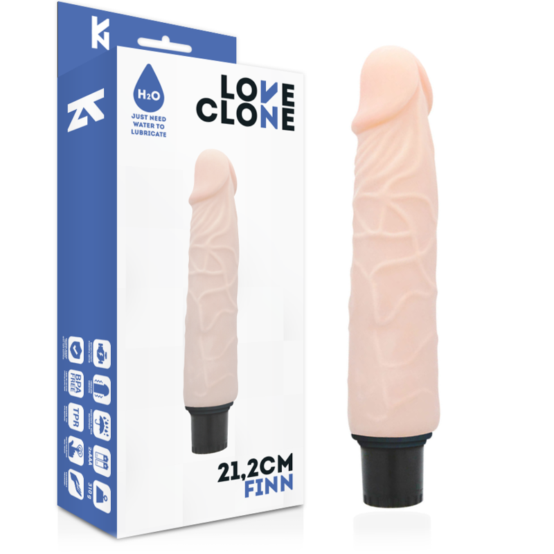 LOVECLONE FINN SELF LUBRICATION VIBRADOR 212 CM O 38 CM
