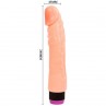 BAILE VIBRADOR REALISTICO FLEXIBLE NATURAL 24 CM