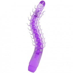BAILE FLEXI VIBE SENSUAL SPINE BENDABLE VIBRATING DILDO LILA 235 CM