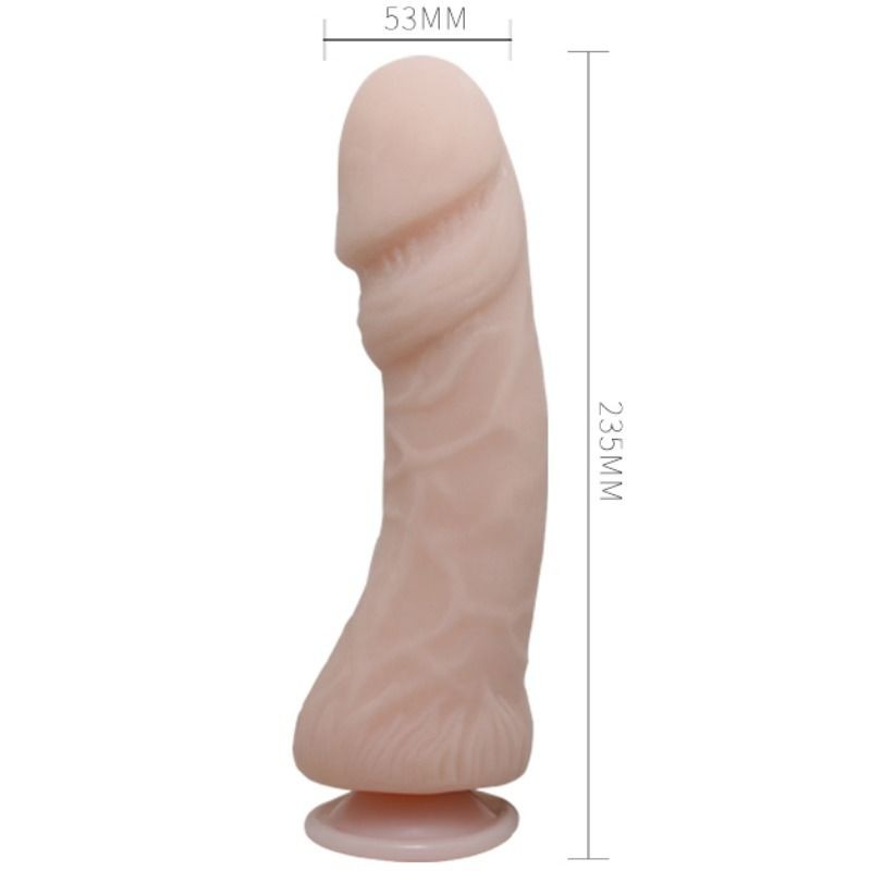 BAILE THE BIG PENIS DILDO CON VIBRACION NATURAL 235 CM