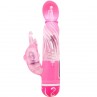 BAILE VIBRADOR MULTIVELOCIDAD CON ESTIMULADOR ROSA