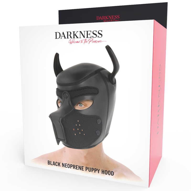 DARKNESS MaSCARA PERRO DE NEOPRENO CON HOCICO EXTRAiBLE M