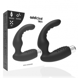 ADDICTED TOYS VIBRADOR PROSTTICO RECARGABLE MODEL 2 NEGRO