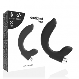 ADDICTED TOYS VIBRADOR PROSTTICO RECARGABLE MODEL 7 NEGRO