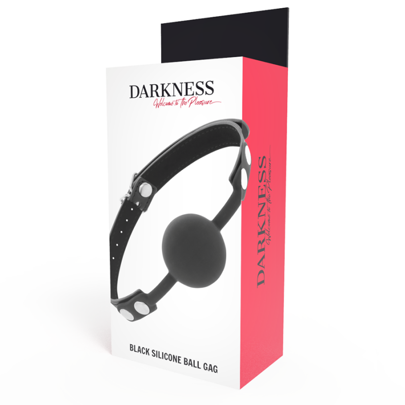 DARKNESS MORDAZA SILICONA NEGRO
