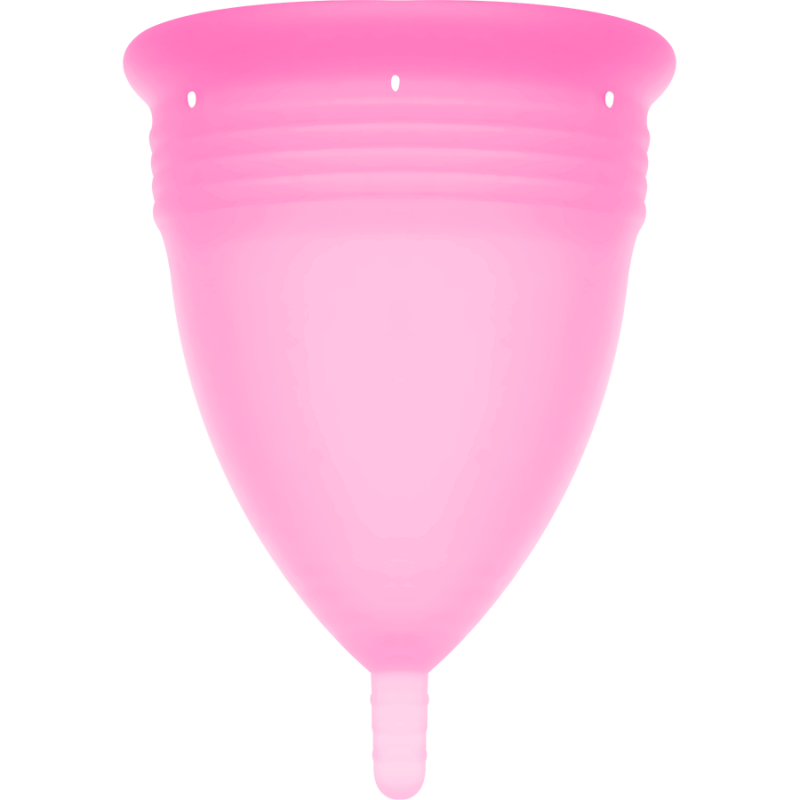 STERCUP COPA MENSTRUAL FDA SILICONA TALLA L ROSA