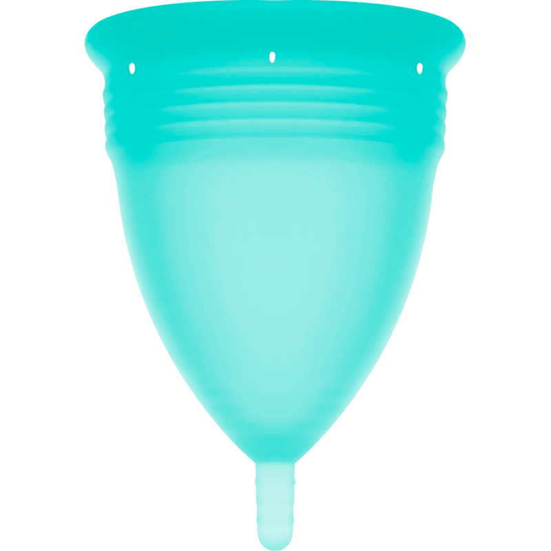 STERCUP COPA MENSTRUAL FDA SILICONA TALLA S AQUAMARINA