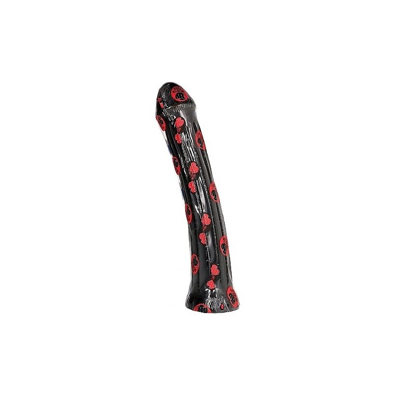 ALL BLACK PLUG DILDO 31 CM