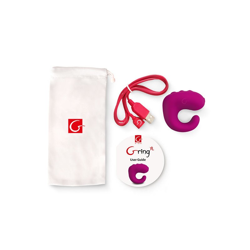 G VIBE FUN TOYS GRING ANILLO VIBRADOR XL SWEET RASPBERRY