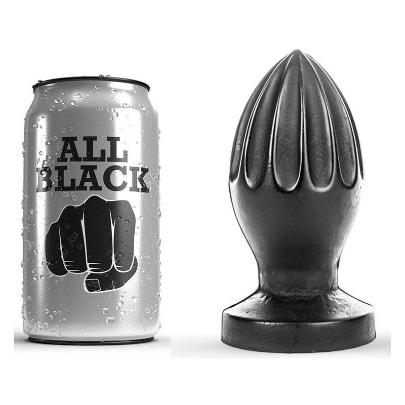 ALL BLACK PLUG ANAL 12 CM