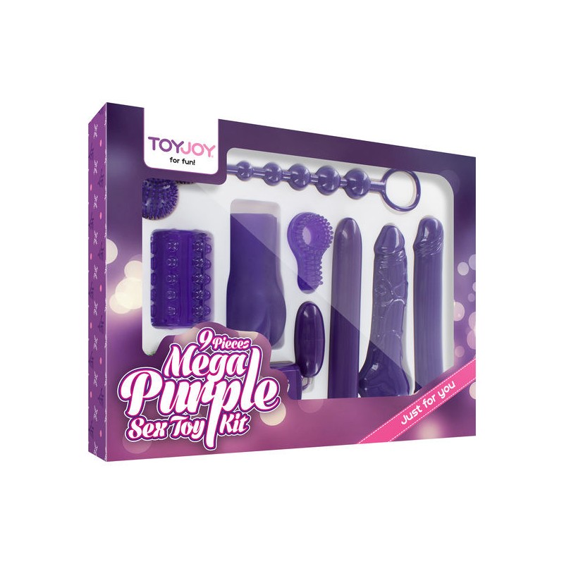 TOYJOY JUST FOR YOU MEGA PURPLE SEX TOY KIT