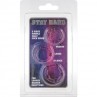 SEVEN CREATIONS JUEGO TRES ANILLOS PENE LILA