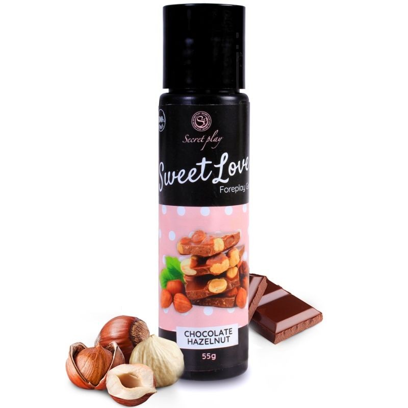 SECRETPLAY GEL SWEET LOVE CHOCOLATE CON AVELLANAS 60 ML