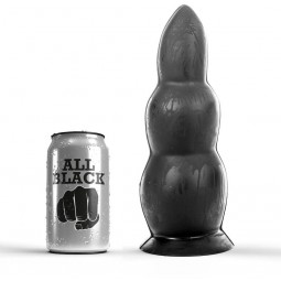 ALL BLACK ANAL PLUG 23 CM