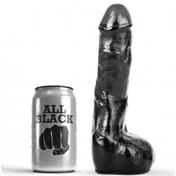 ALL BLACK PENE REALiSTICO ANAL 20 CM