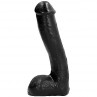 ALL BLACK PENE REALiSTICO ANAL 23 CM