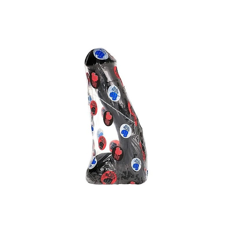 ALL BLACK PENE REALiSTICO ANAL 23 CM