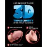 KING COCK DILDO TRIPLE DENSIDAD 19 CM