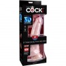 KING COCK DILDO TRIPLE DENSIDAD 184 CM