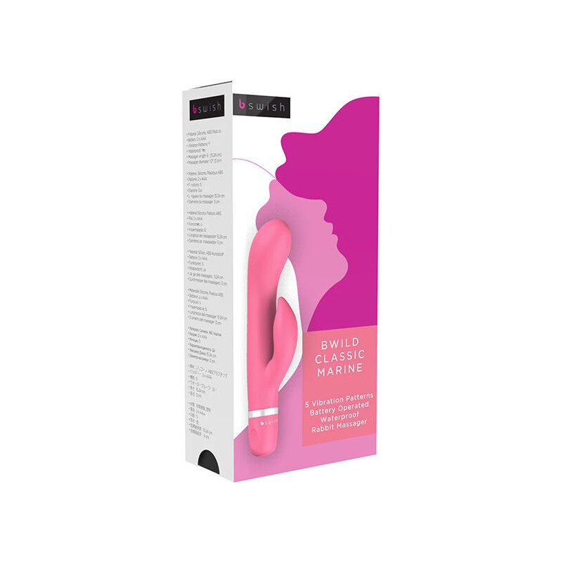 B SWISH BWILD CLASSIC MARINE RABBIT VIBRATOR GUAVA