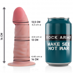 ROCKARMY DUAL DENSITY TIGER DILDO REALISTA 14 CM O 446 CM