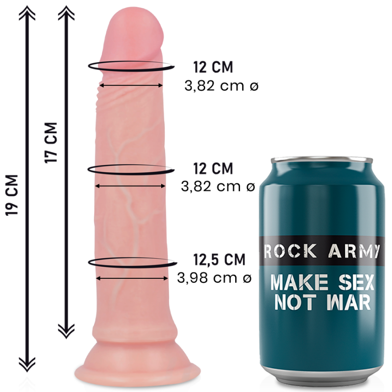 ROCKARMY LIQUID SILICONE DILDO PREMIUM AVENGER 19 CM O 398 CM