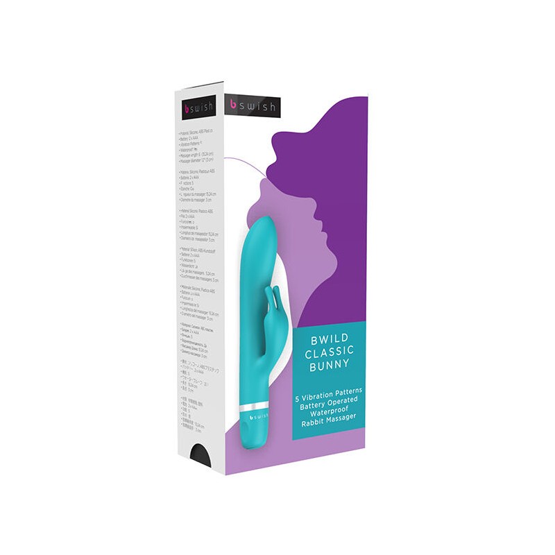 B SWISH BWILD CLASSIC BUNNY RABBIT VIBRATOR JADE
