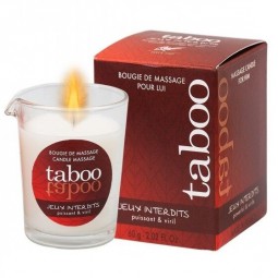 RUF TABOO VELA DE MASAJE PARA eL JEUX INTERDITS AROMA LIQUEN SALVAJE