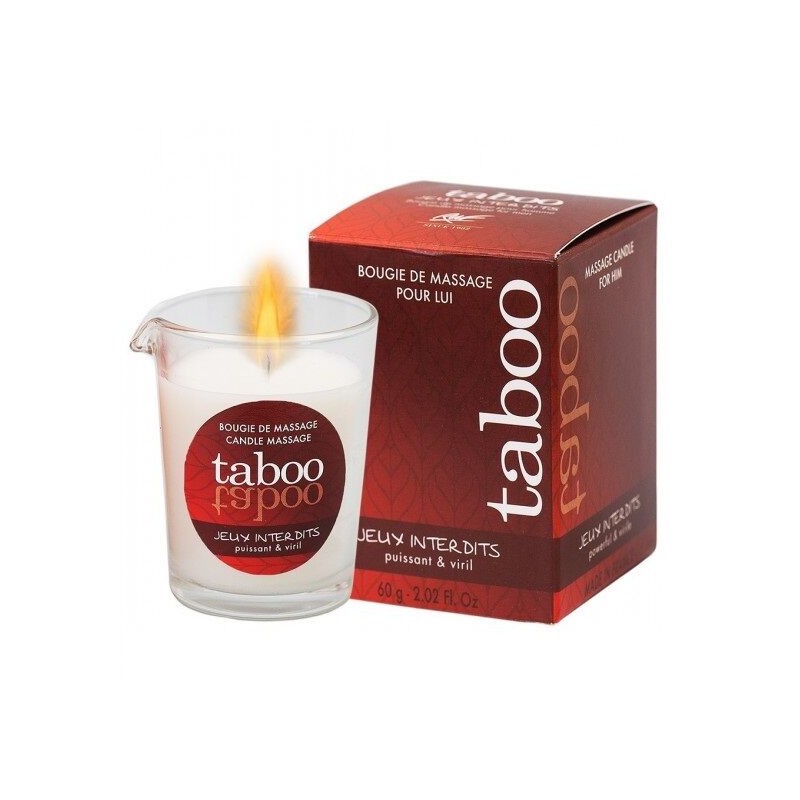 RUF TABOO VELA DE MASAJE PARA eL JEUX INTERDITS AROMA LIQUEN SALVAJE