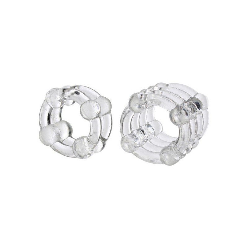 CALEXOTICS COLT ENHANCER RINGS ANILLOS PARA EL PENE TRANSPARENTES
