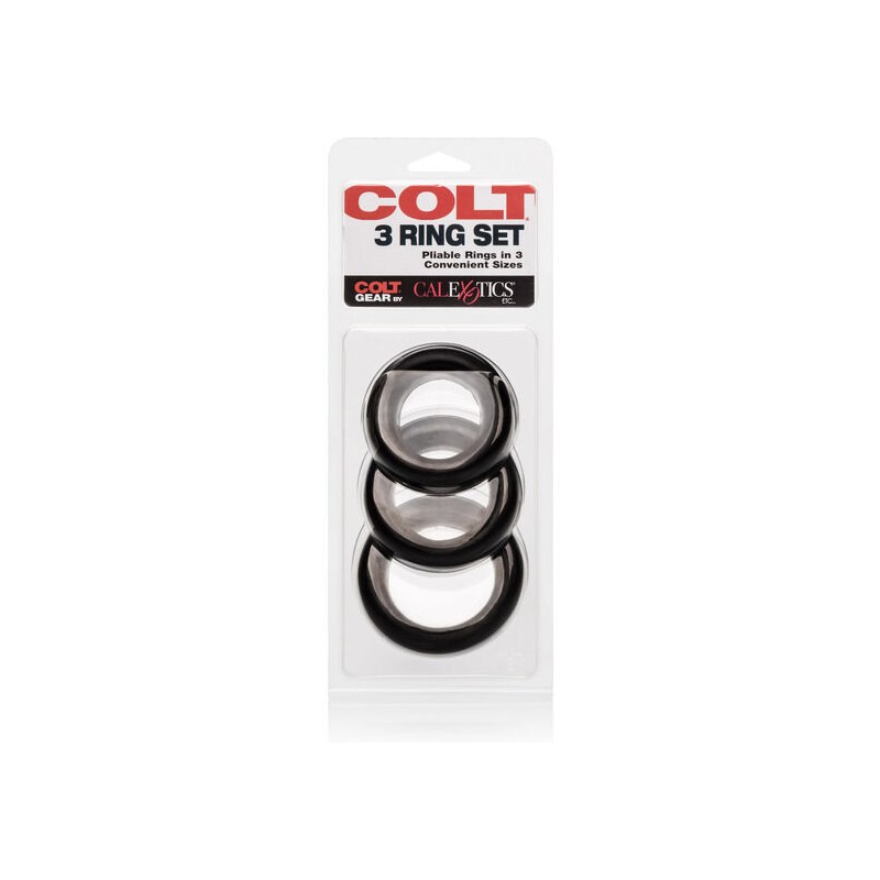 CALEXOTICS COLT SET 3 ANILLOS PENE Y TESTICULOS