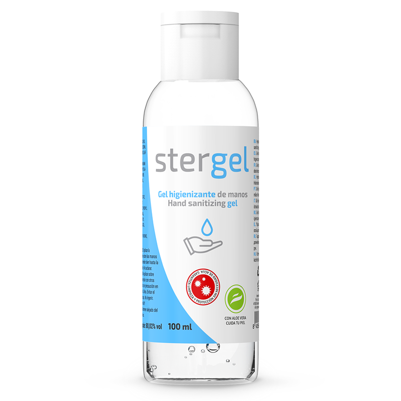 STERGEL GEL HIDROALCOHoLICO HIGIENIZANTE DE MANOS ALOE VERA 100ML